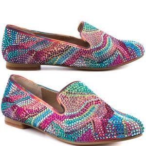Steve Madden Concord Rhinestone Multicolor Flats